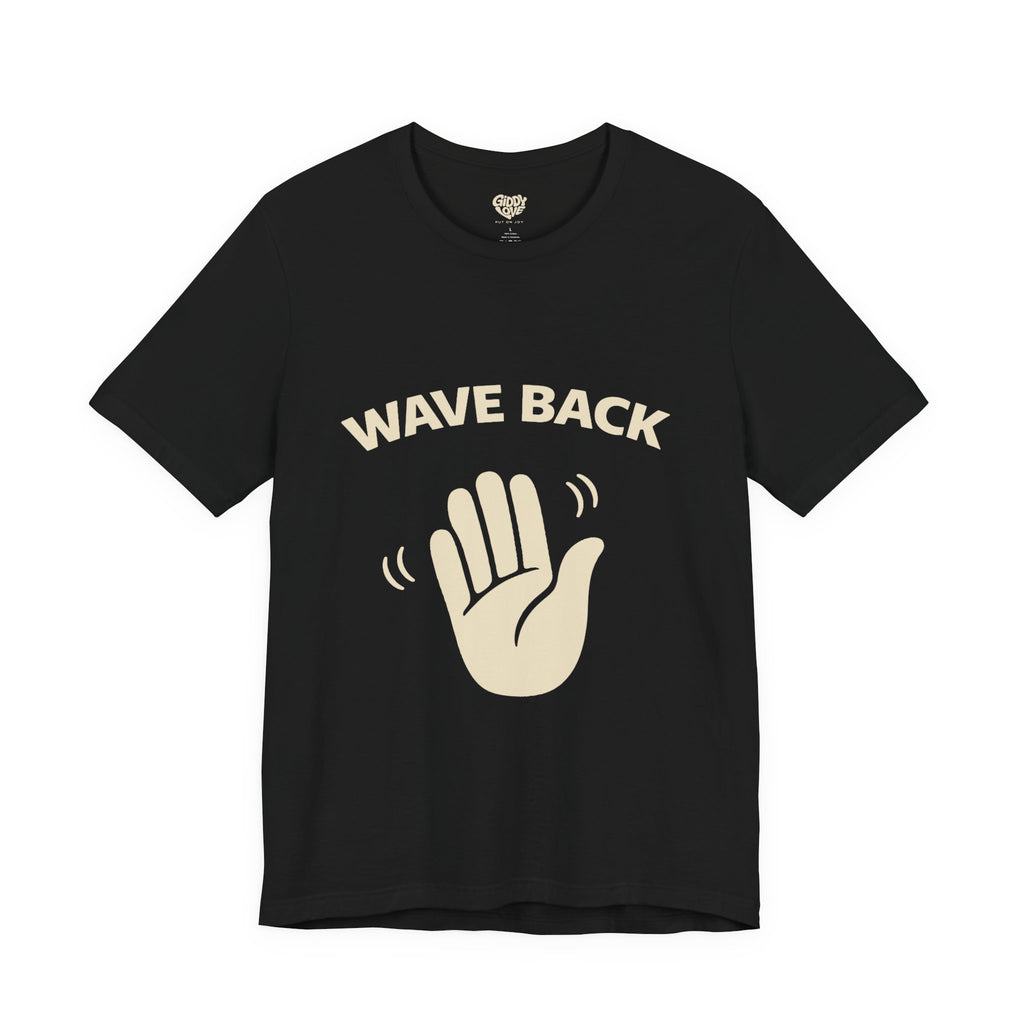 Wave Back Adult Tee - Dark Colors