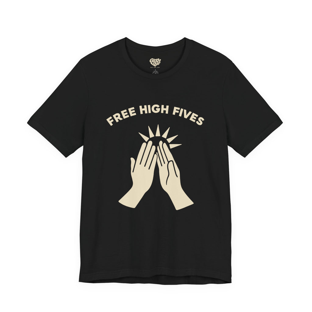 Free High Fives Adult Tee - Dark Colors