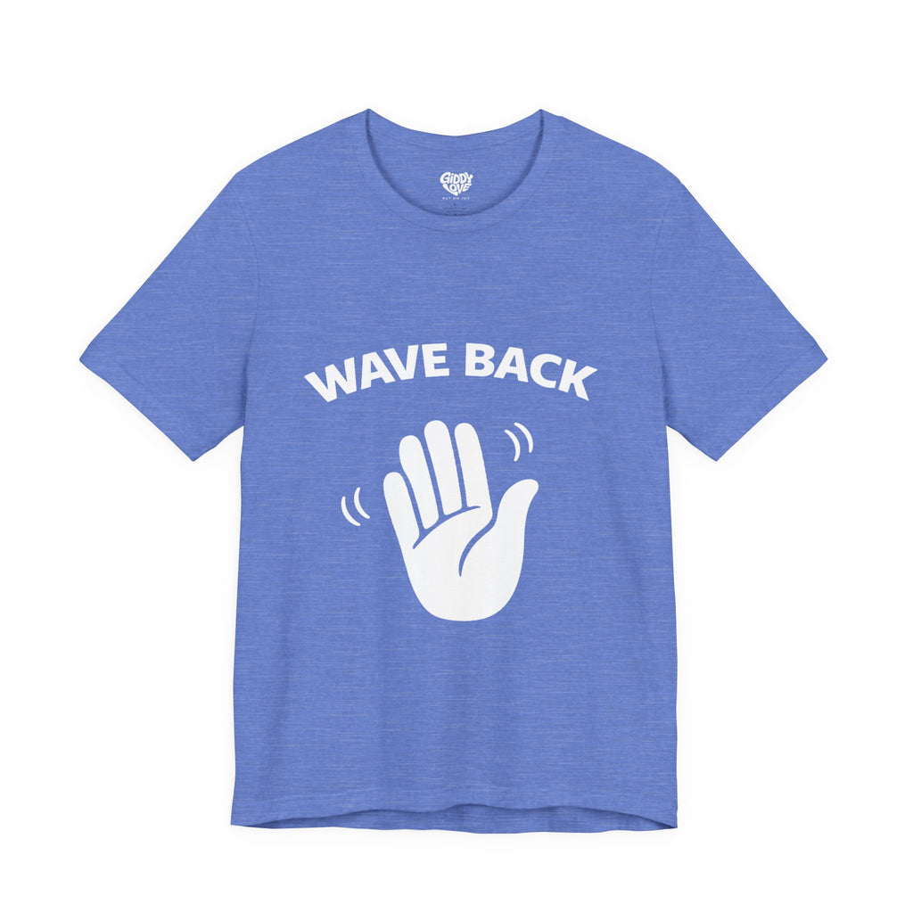 Wave Back Adult Tee - Bright Colors
