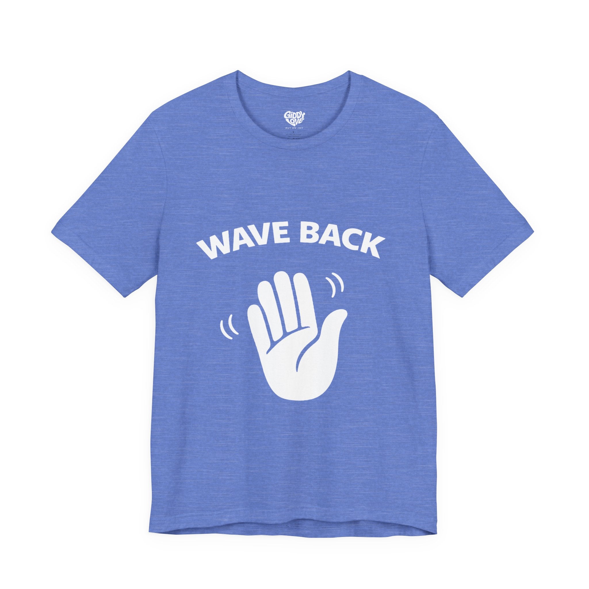 Wave Back Adult Tee - Bright Colors