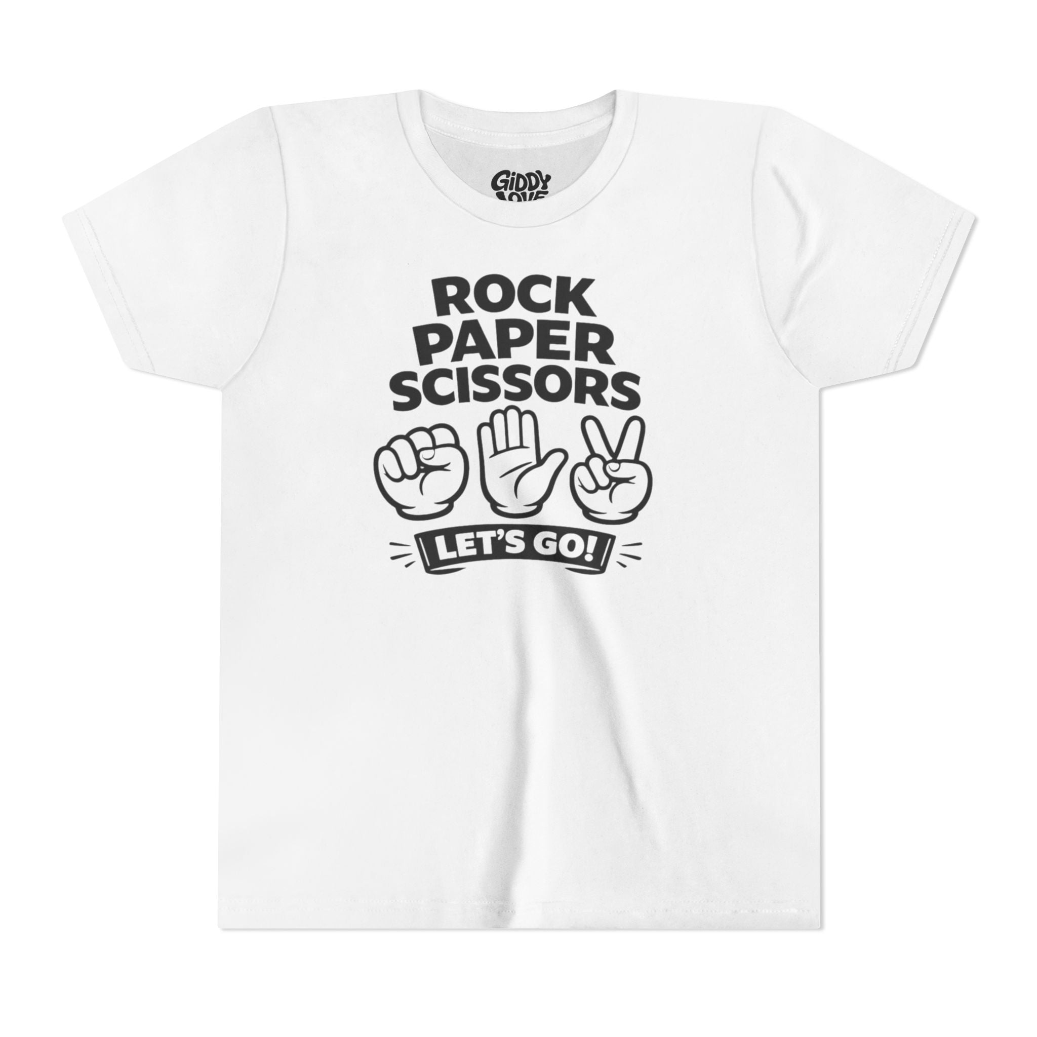 Rock Paper Scissors Youth Tee - Light Colors