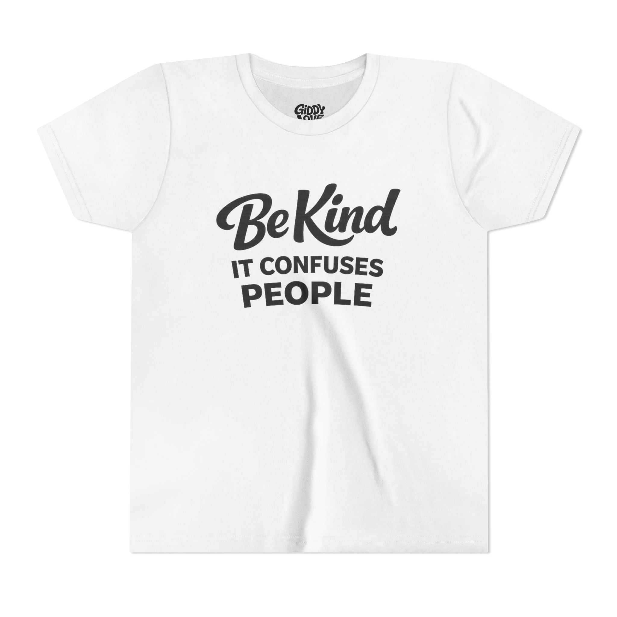Be Kind It Confuses People Youth Tee - Light Colors