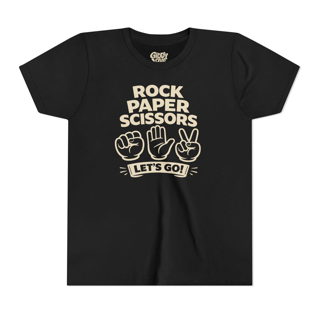 Rock Paper Scissors Youth Tee - Dark Colors