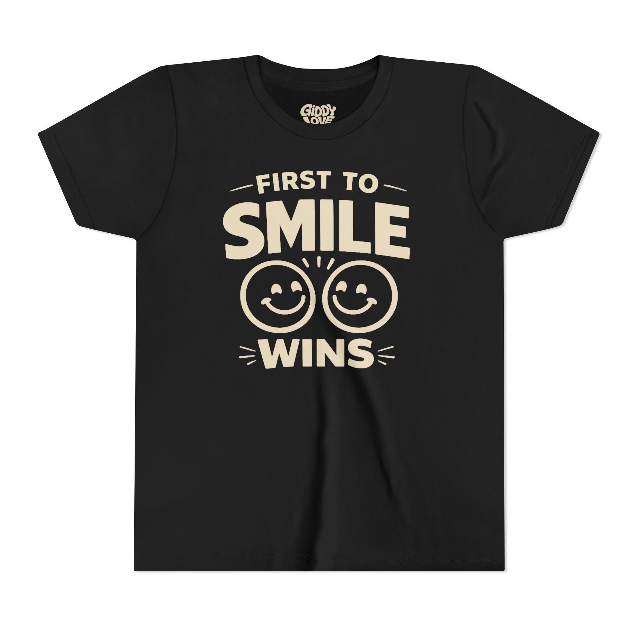 First to Smile Wins Youth Tee - Dark Colors