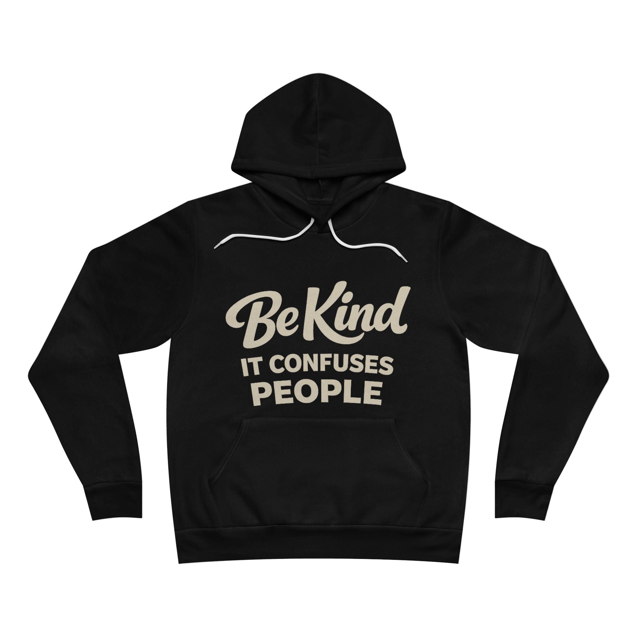 Be Kind It Confuses People Adult Hoodie - Dark Colors