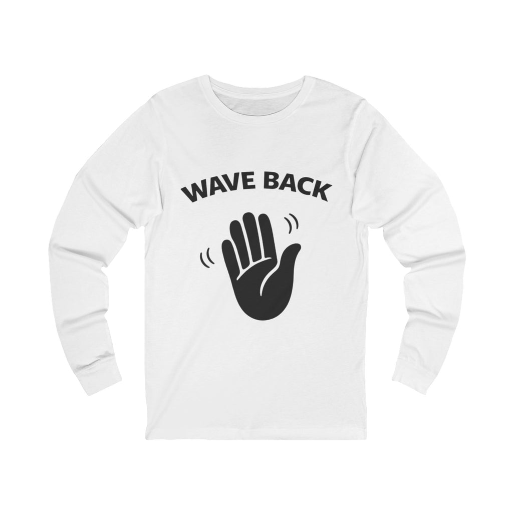 Wave Back Adult Long Sleeve Tee - Light Colors