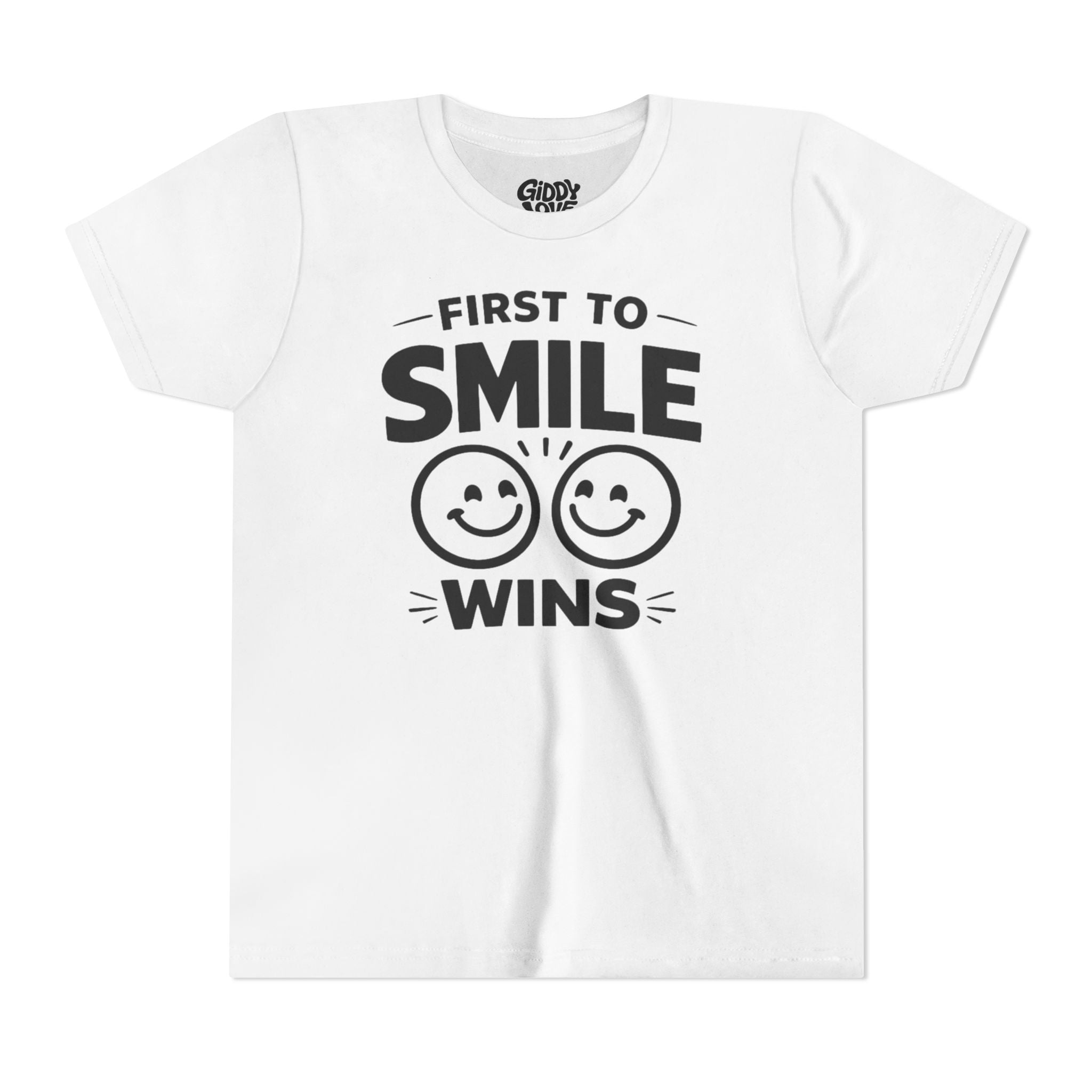 First to Smile Wins Youth Tee - Light Colors