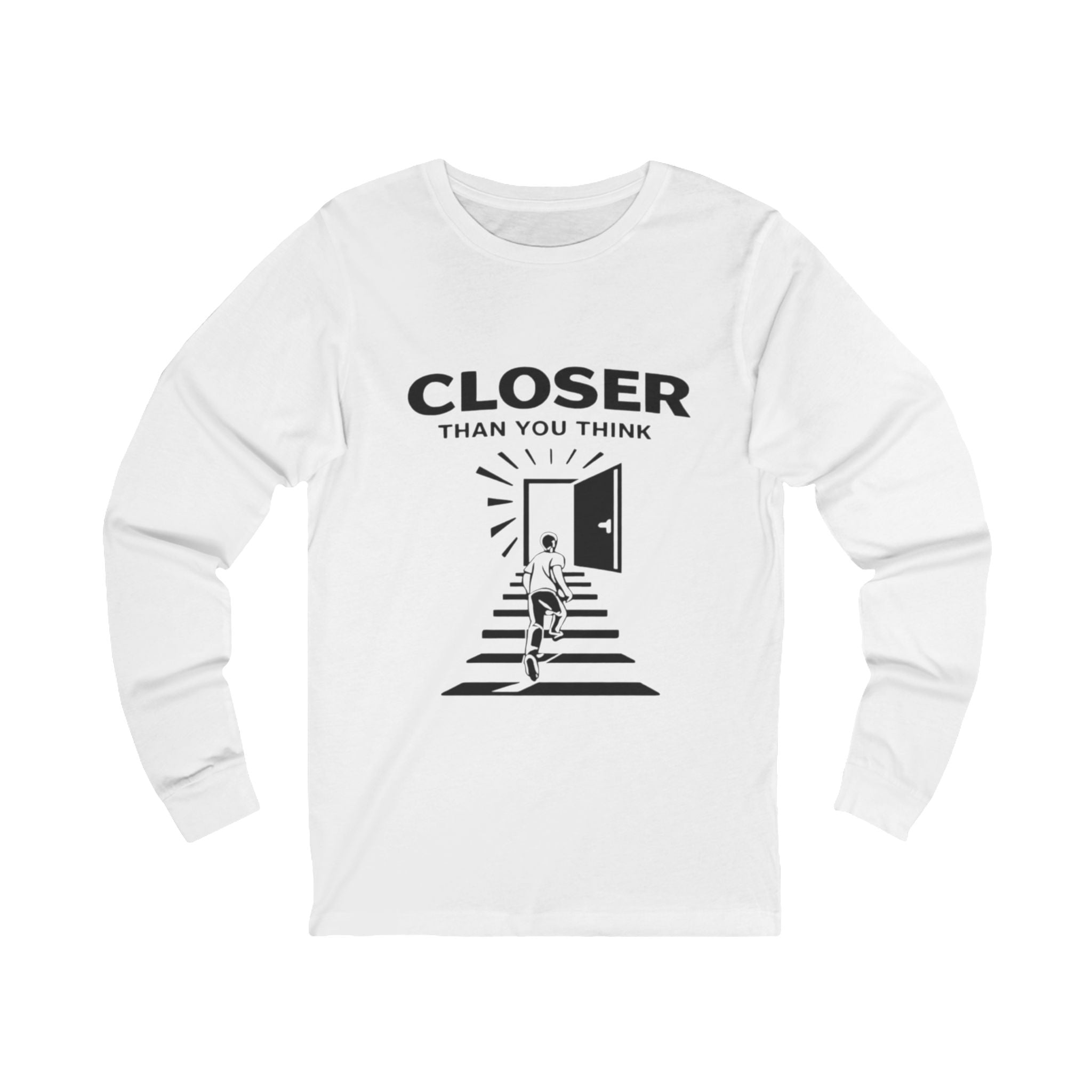 Closer Than You Think Adult Long Sleeve Tee - Light Colors