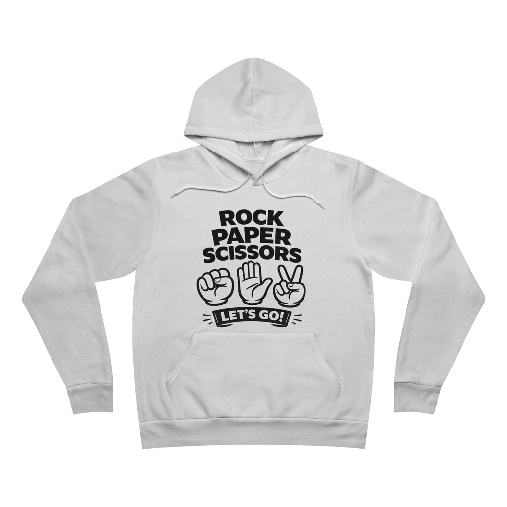 Rock Paper Scissors Adult Hoodie - Light Colors