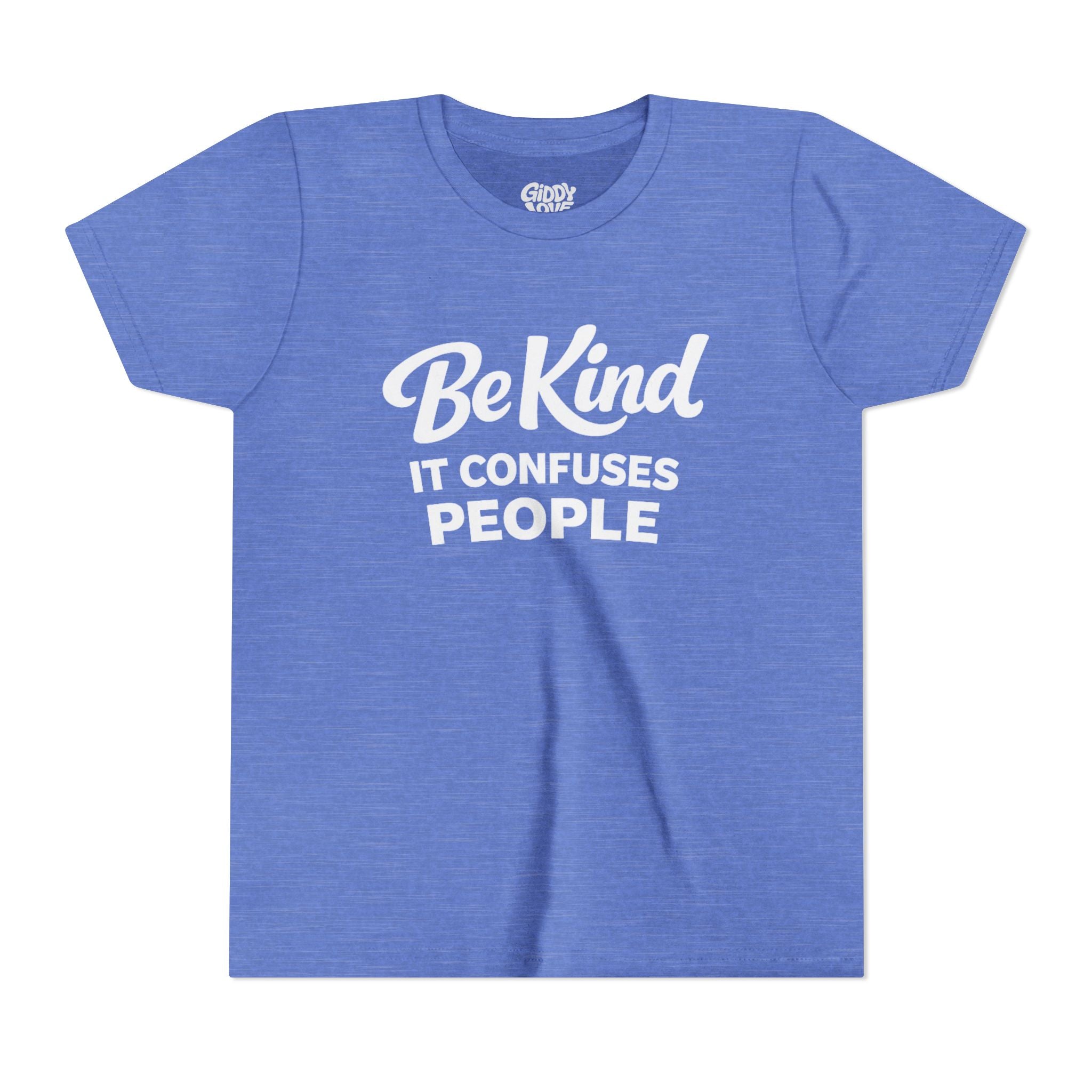 Be Kind It Confuses People Youth Tee - Bright Colors