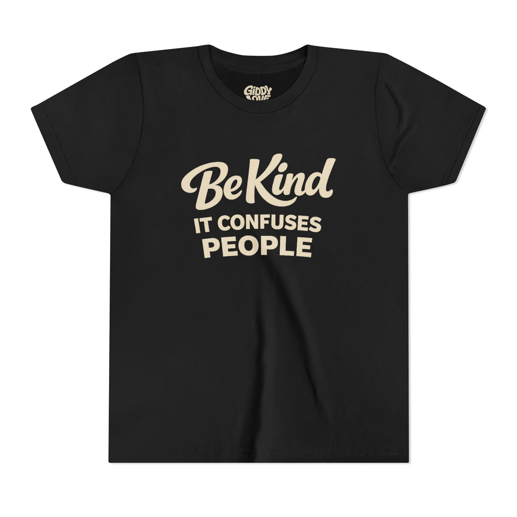 Be Kind It Confuses People Youth Tee - Dark Colors