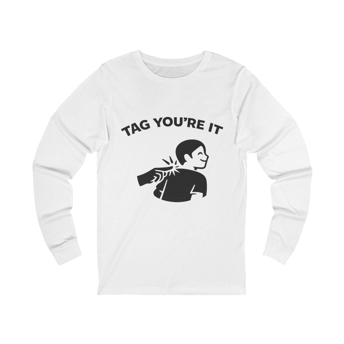 Tag You’re It Adult Long Sleeve Tee - Light Colors