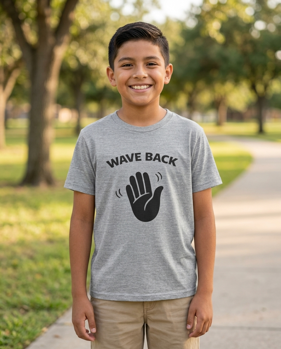 Wave Back Youth Tee - Light Colors