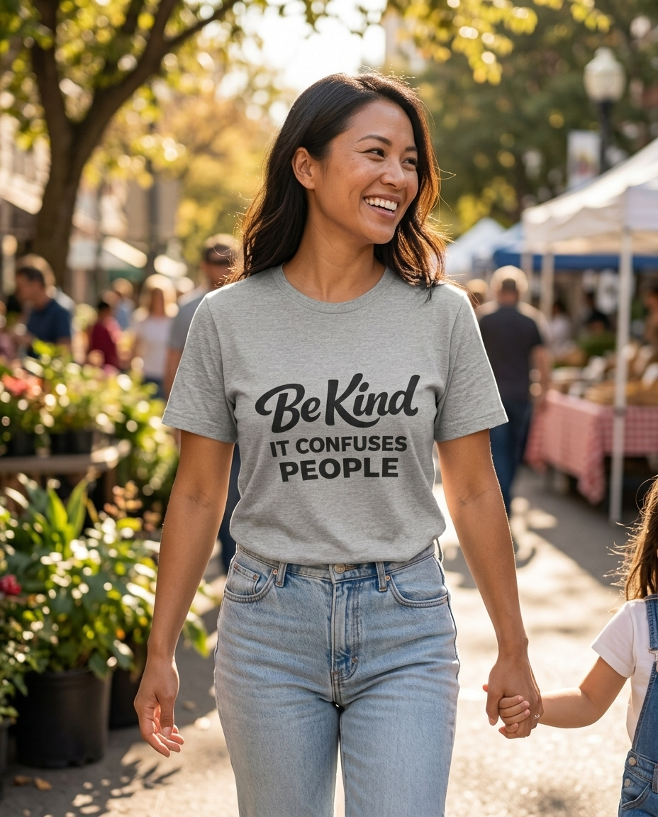 Be Kind It Confuses People Adult Tee - Light Colors
