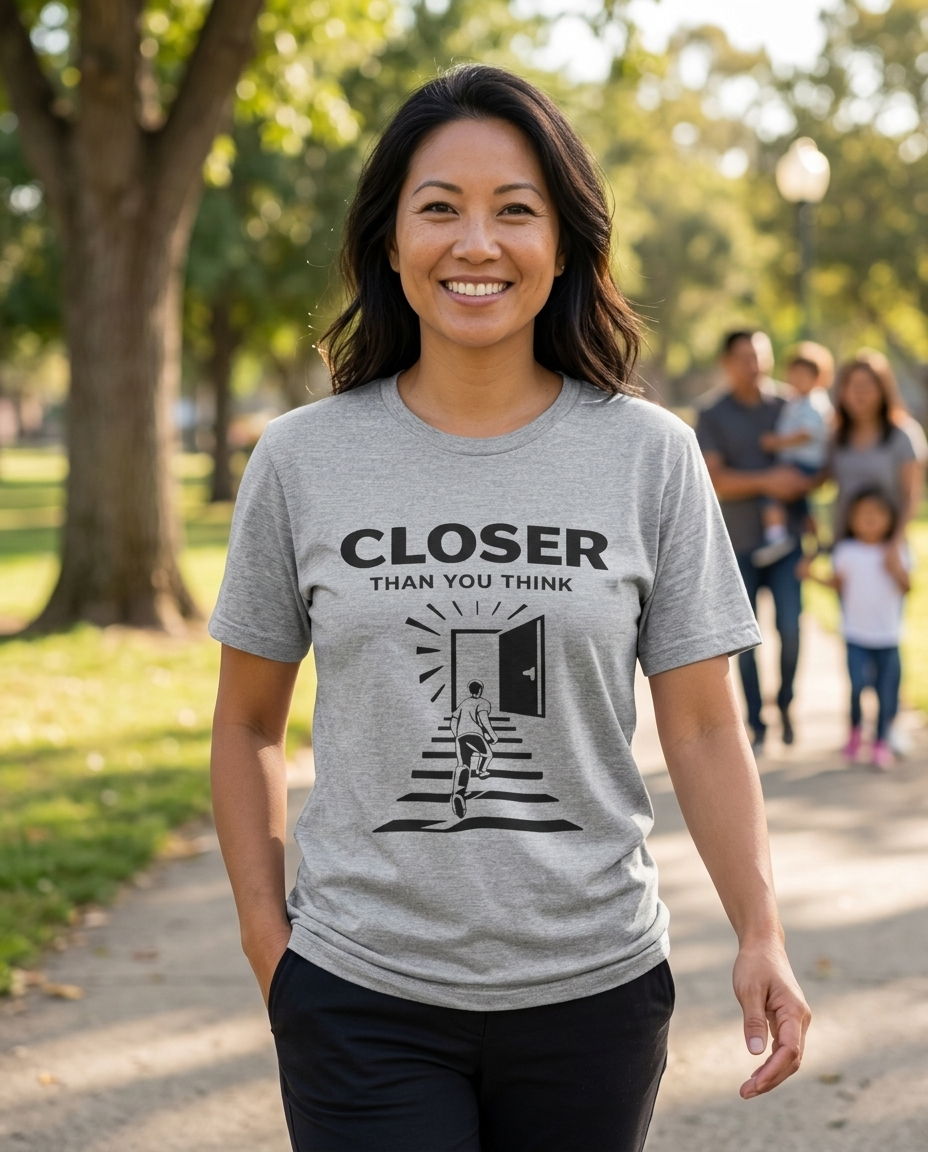 Closer Than You Think Adult Tee - Light Colors