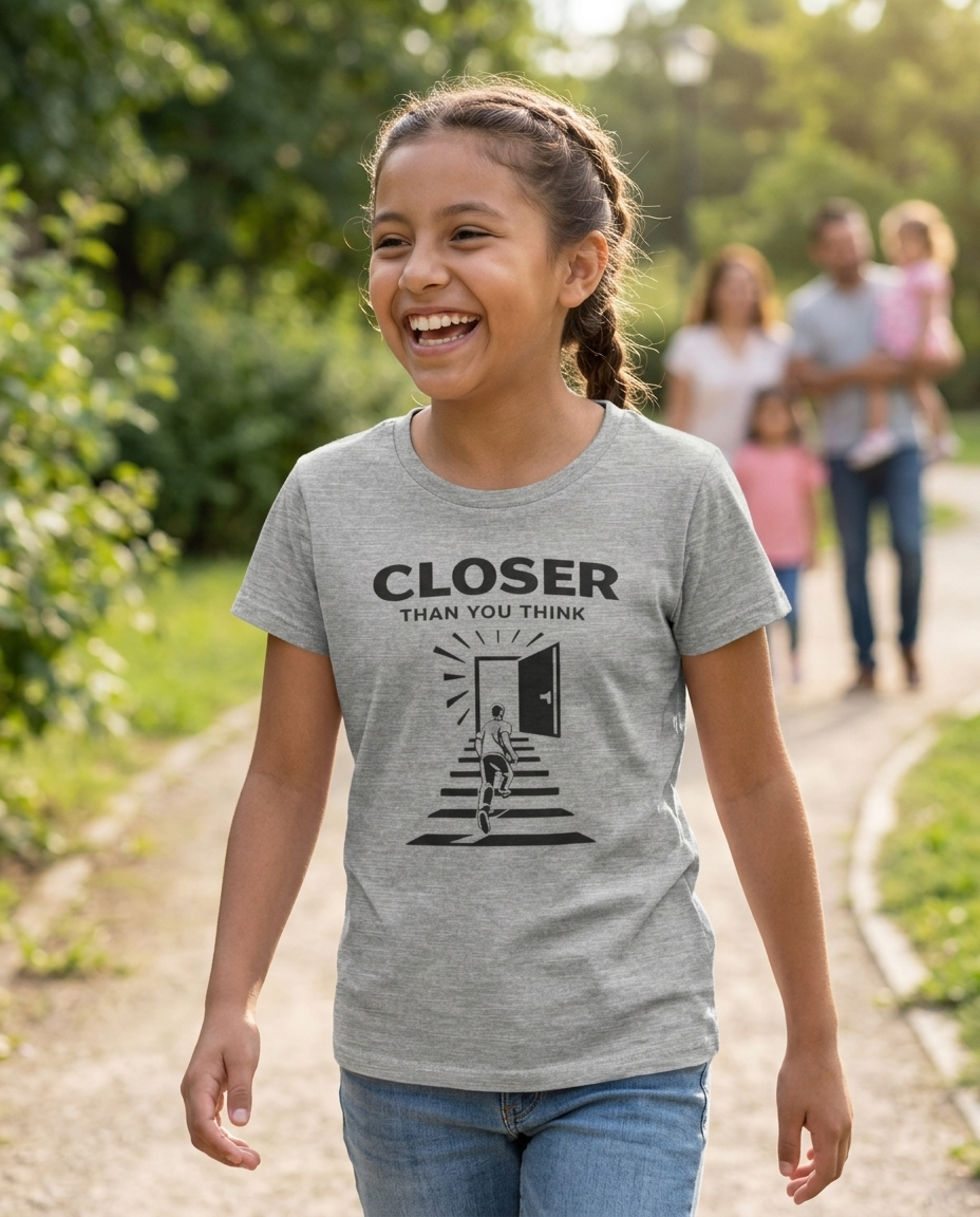 Closer Than You Think Youth Tee - Light Colors