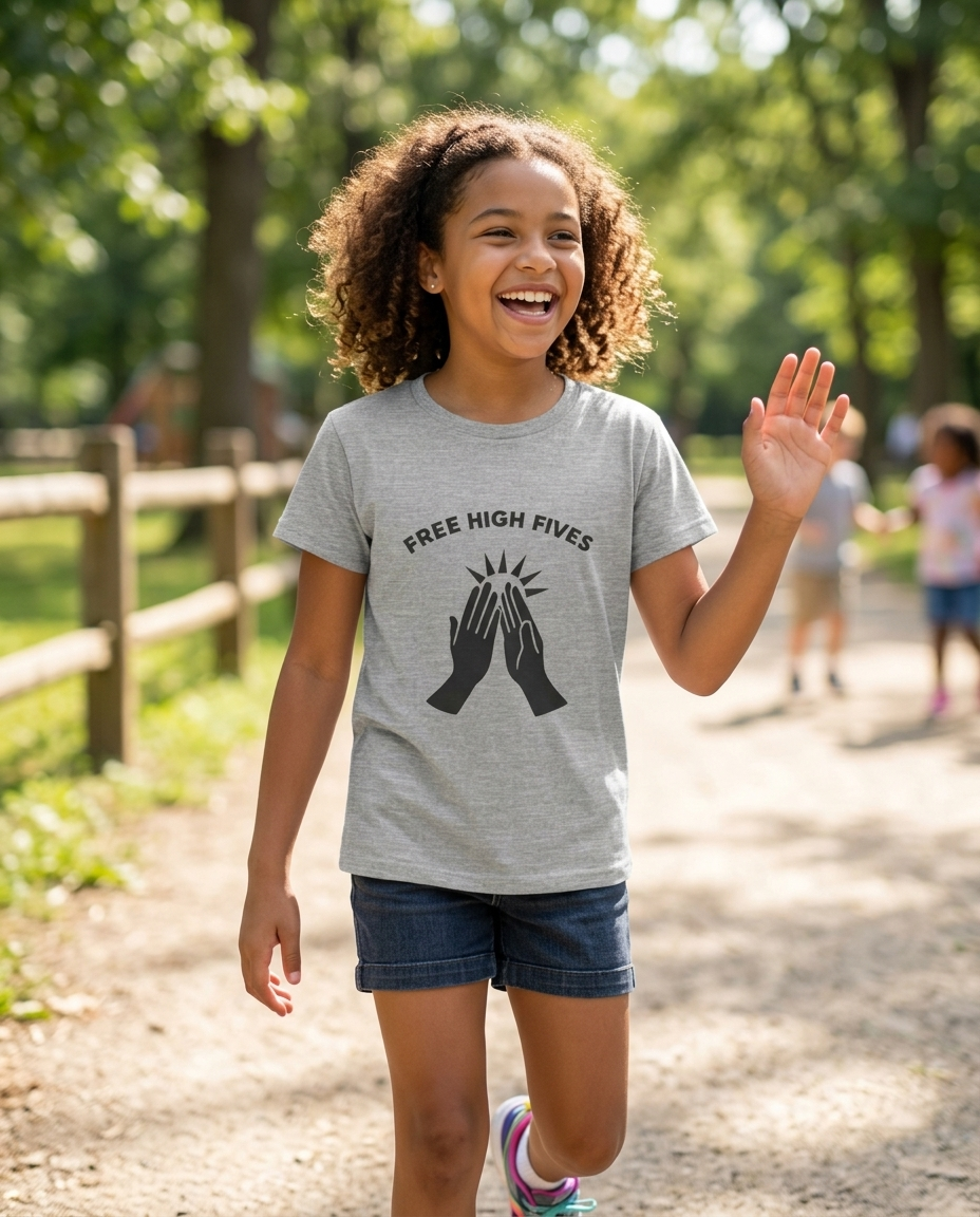 Free High Fives Youth Tee - Light Colors