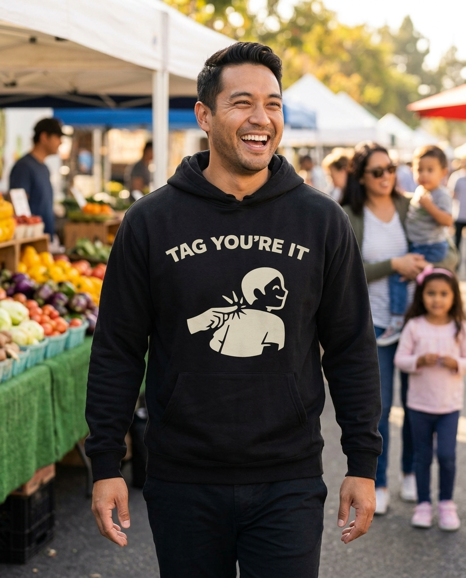 Tag You’re It Adult Hoodie - Dark Colors