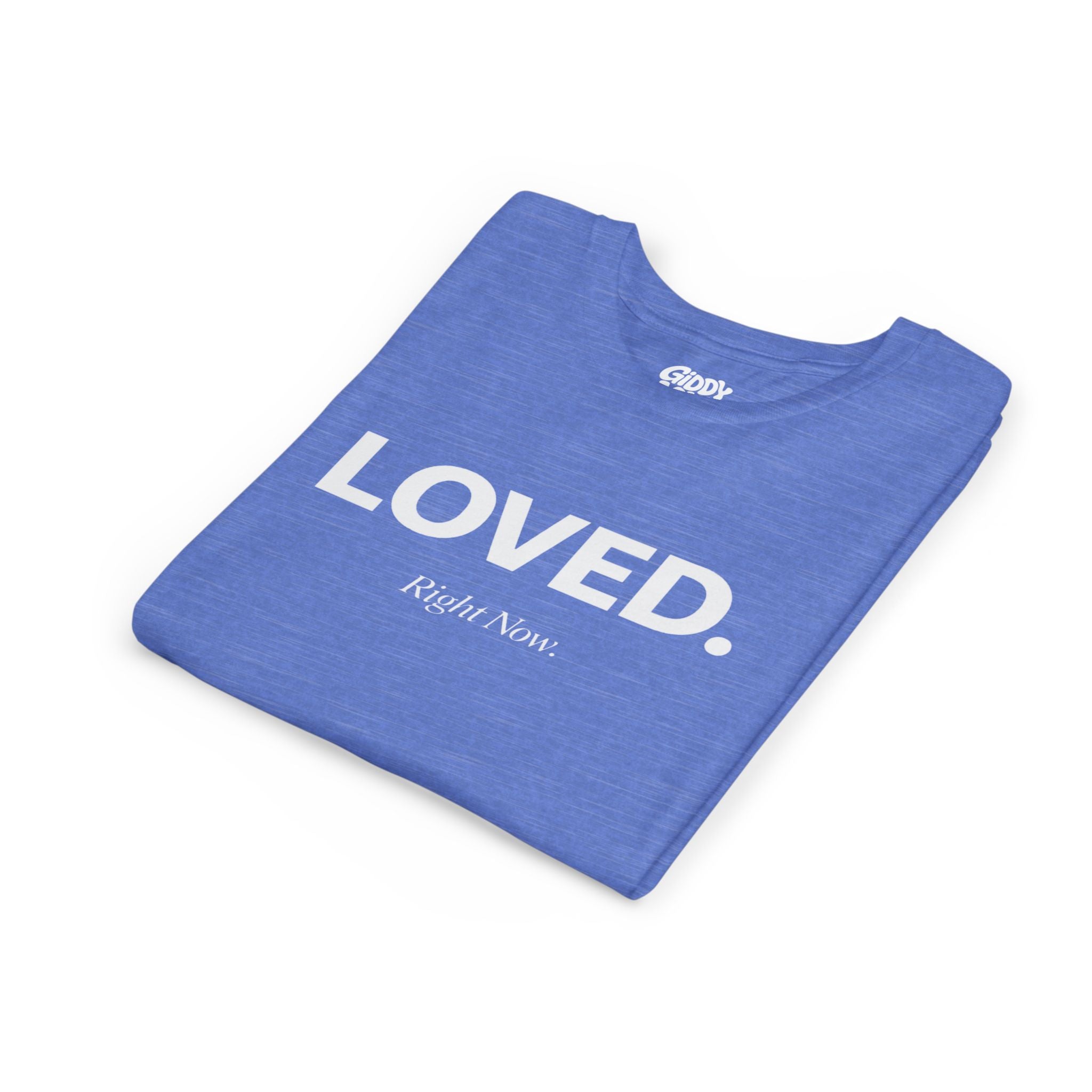 Loved. Right Now. Youth Tee - Bright Colors
