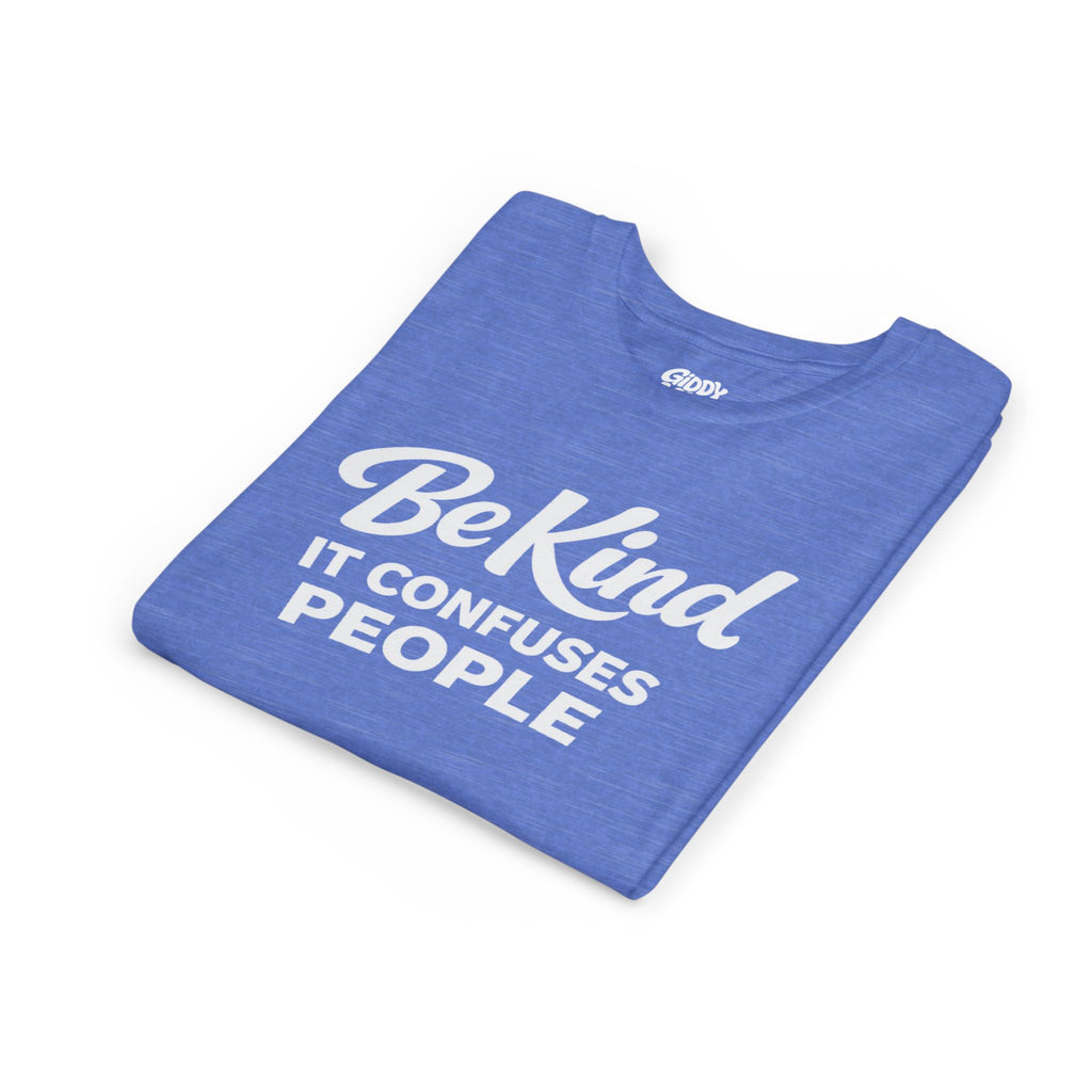 Be Kind It Confuses People Youth Tee - Bright Colors