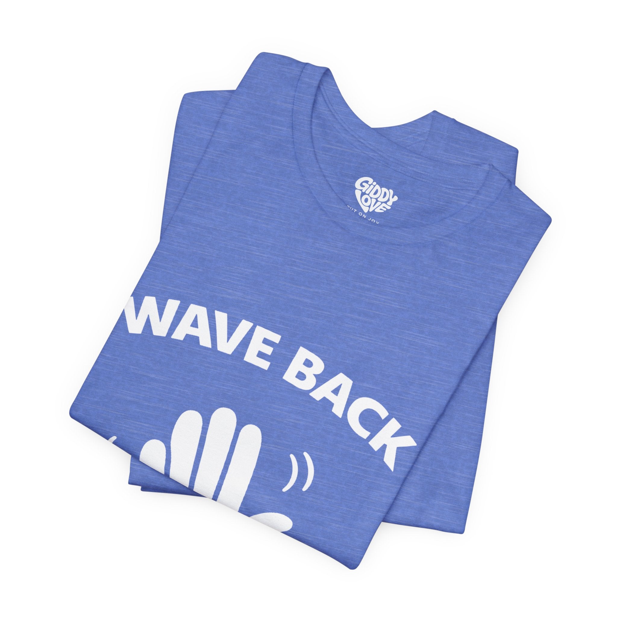 Wave Back Adult Tee - Bright Colors