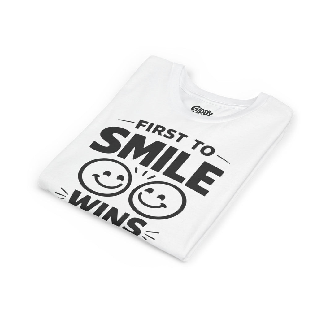 First to Smile Wins Youth Tee - Light Colors