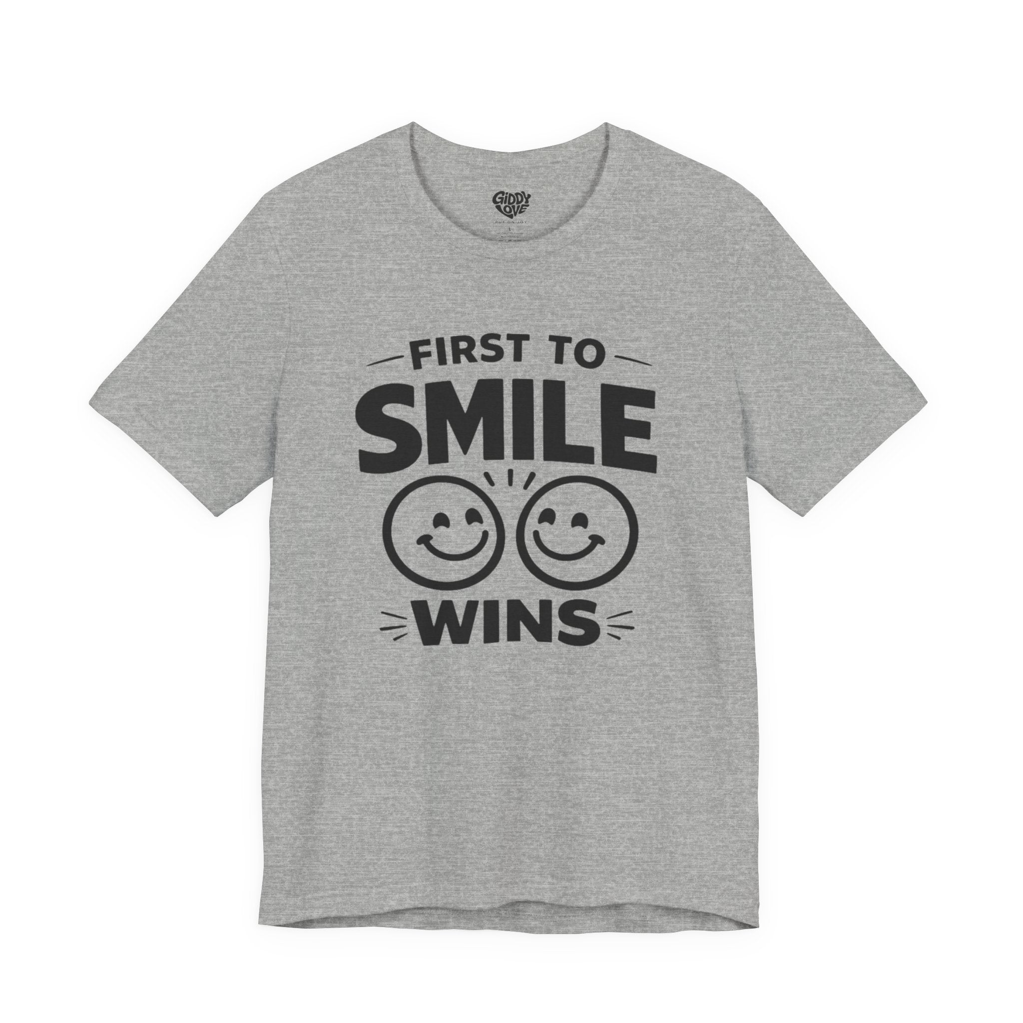 First to Smile Wins Adult Tee - Light Colors