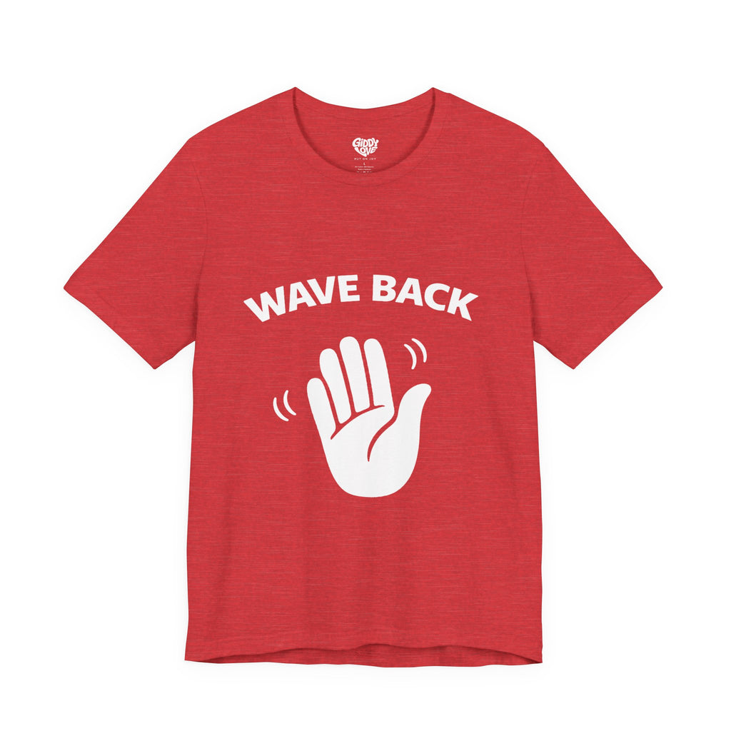 Wave Back Adult Tee - Bright Colors