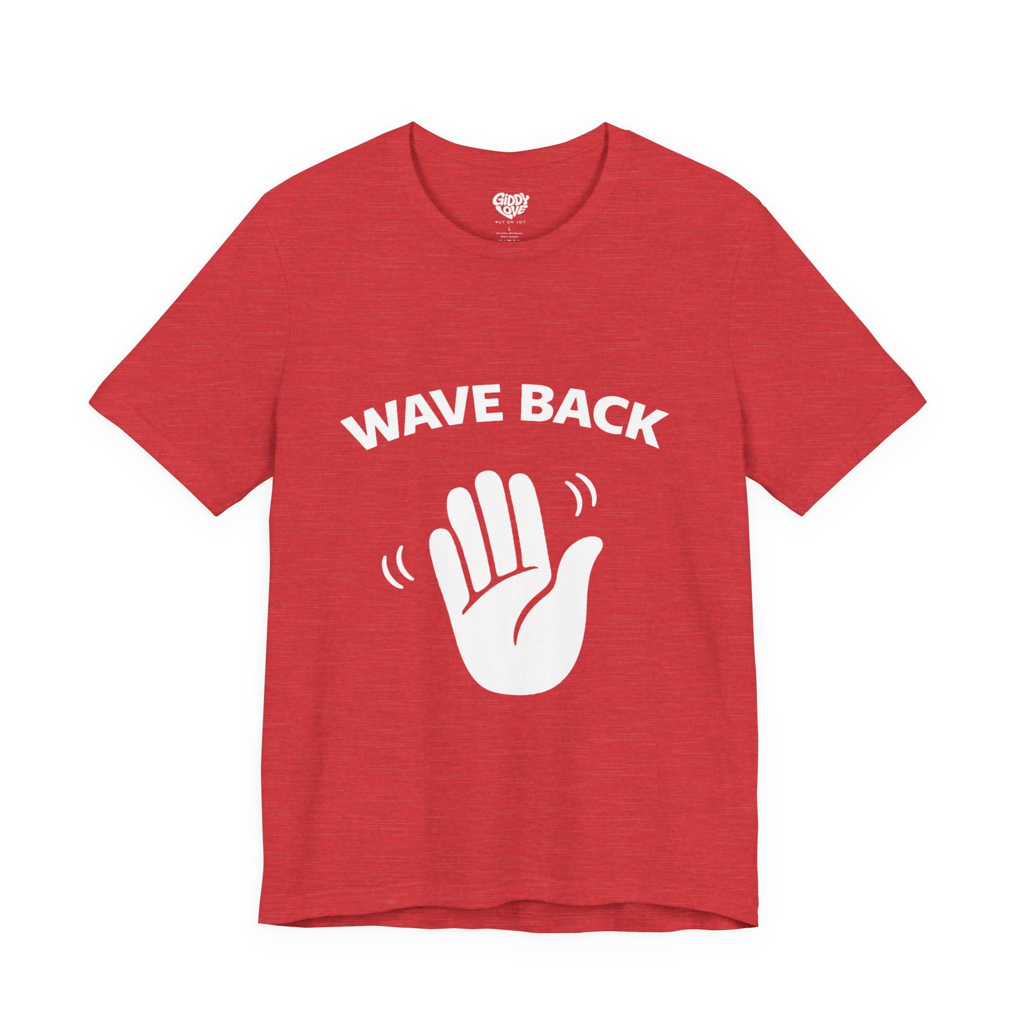 Wave Back Adult Tee - Bright Colors