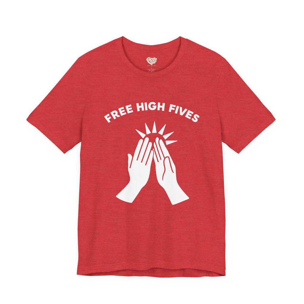 Free High Fives Adult Tee - Bright Colors