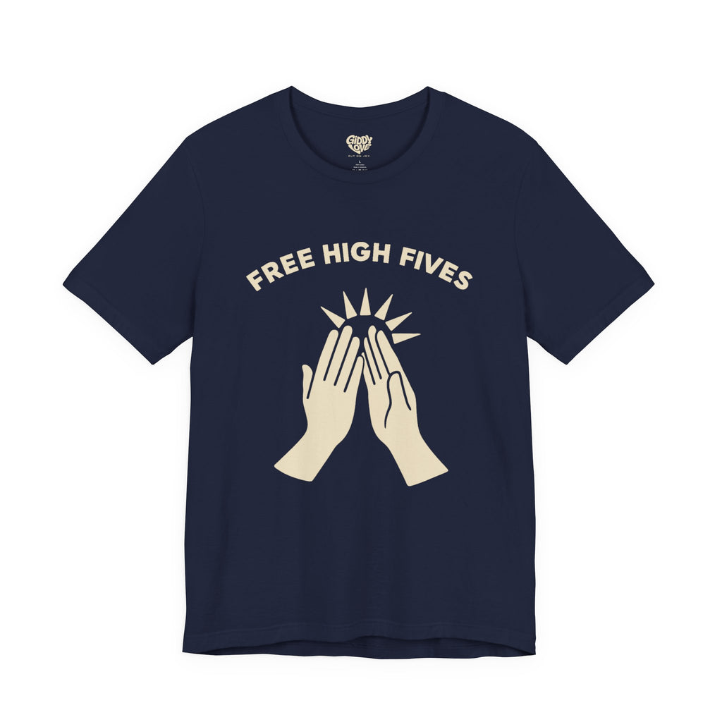 Free High Fives Adult Tee - Dark Colors