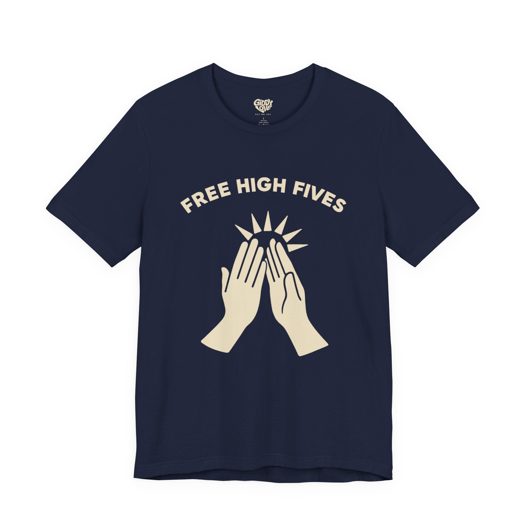 Free High Fives Adult Tee - Dark Colors