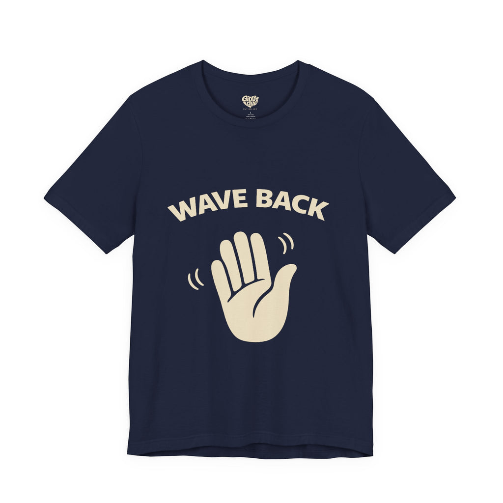 Wave Back Adult Tee - Dark Colors