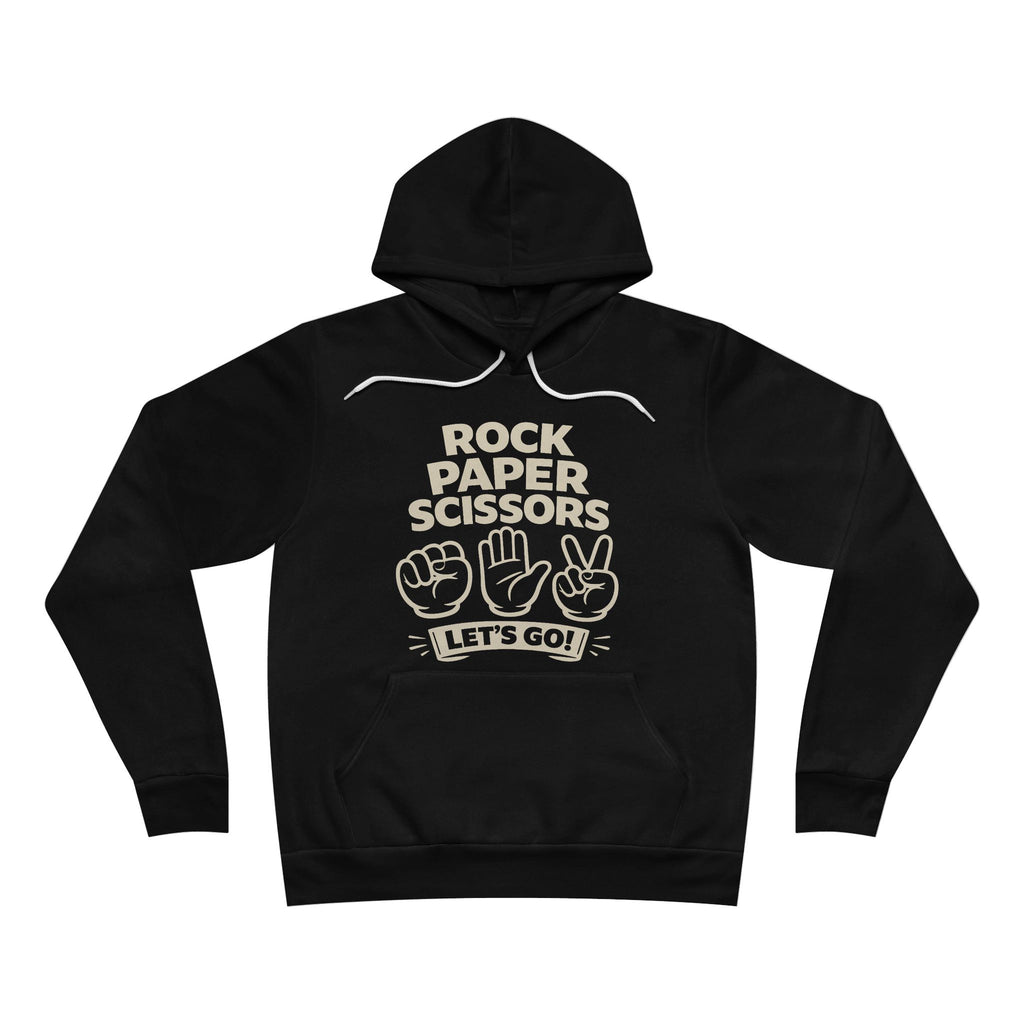Rock Paper Scissors Adult Hoodie - Dark Colors