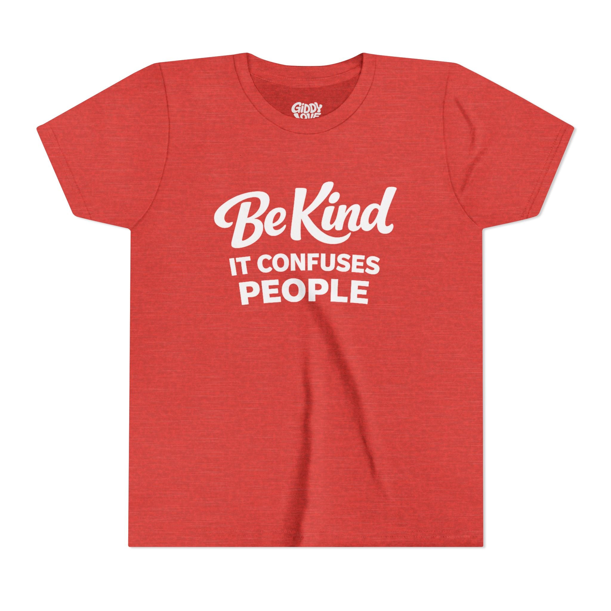 Be Kind It Confuses People Youth Tee - Bright Colors