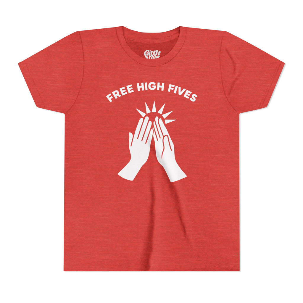 Free High Fives Youth Tee - Bright Colors