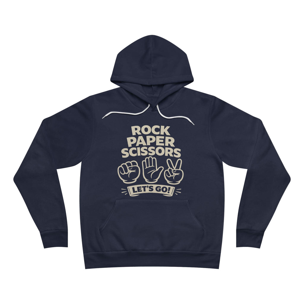 Rock Paper Scissors Adult Hoodie - Dark Colors