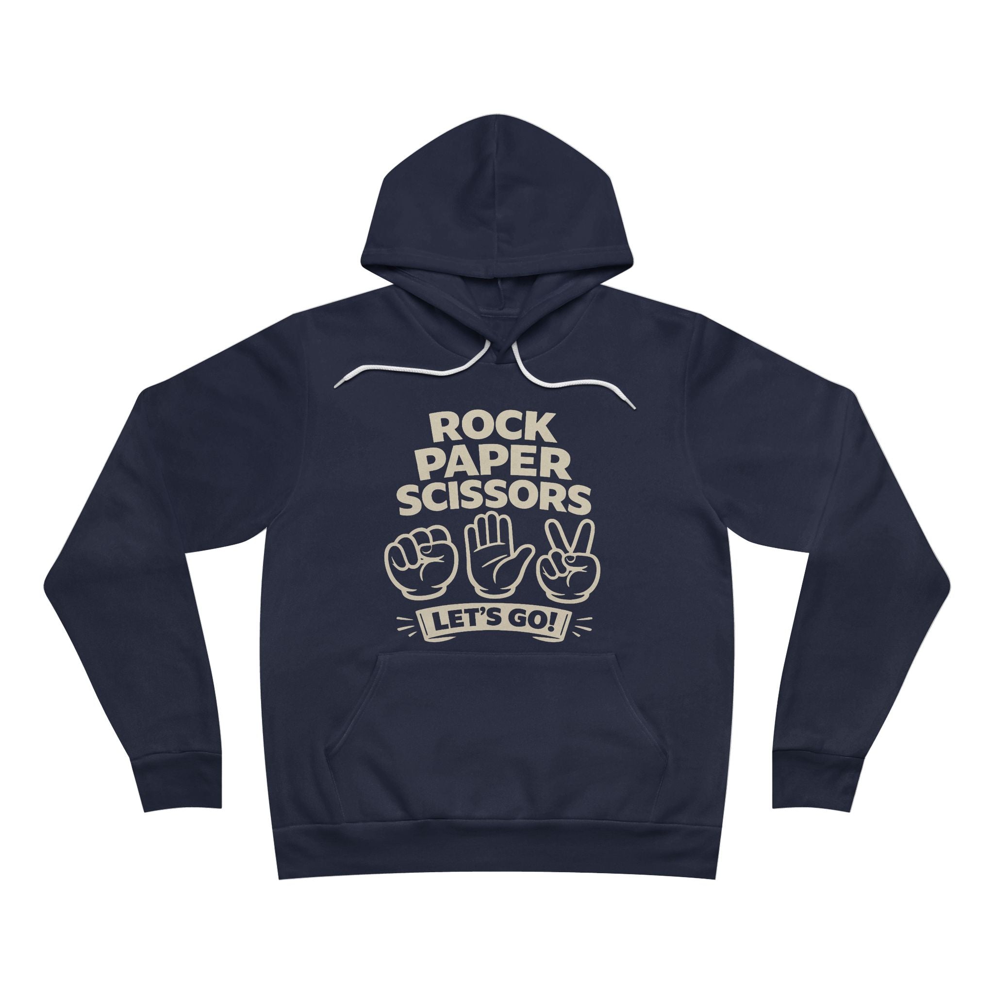 Rock Paper Scissors Adult Hoodie - Dark Colors