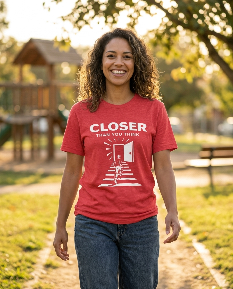 Closer Than You Think Adult Tee - Bright Colors