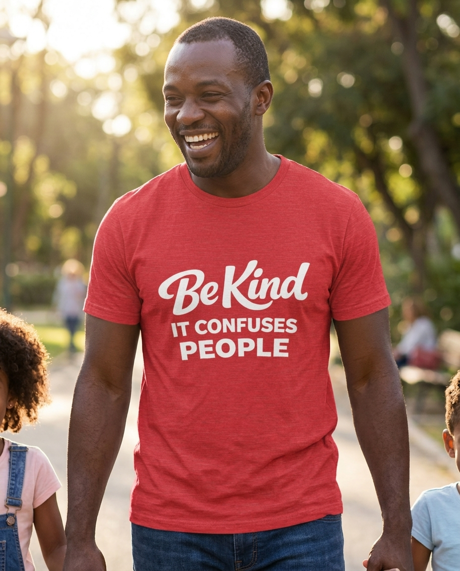 Be Kind It Confuses People Adult Tee - Bright Colors