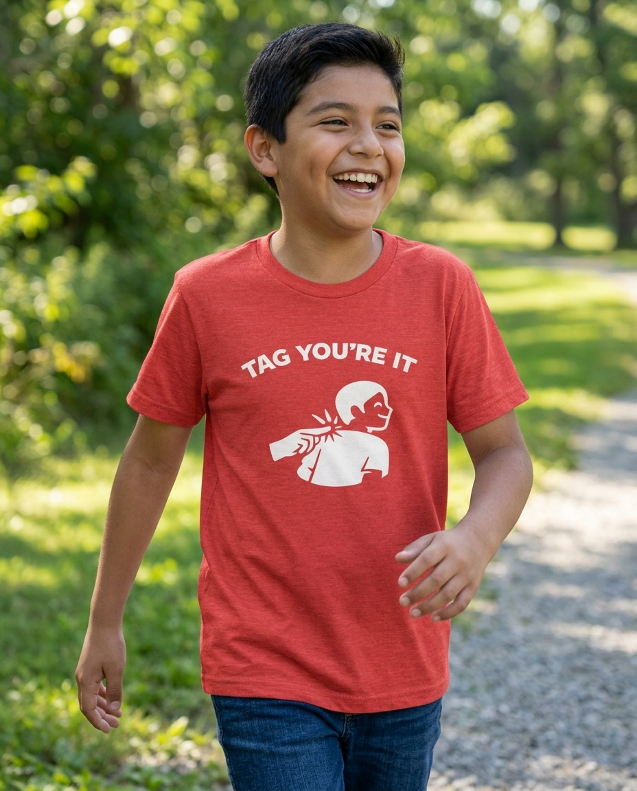 Tag You’re It Youth Tee - Bright Colors