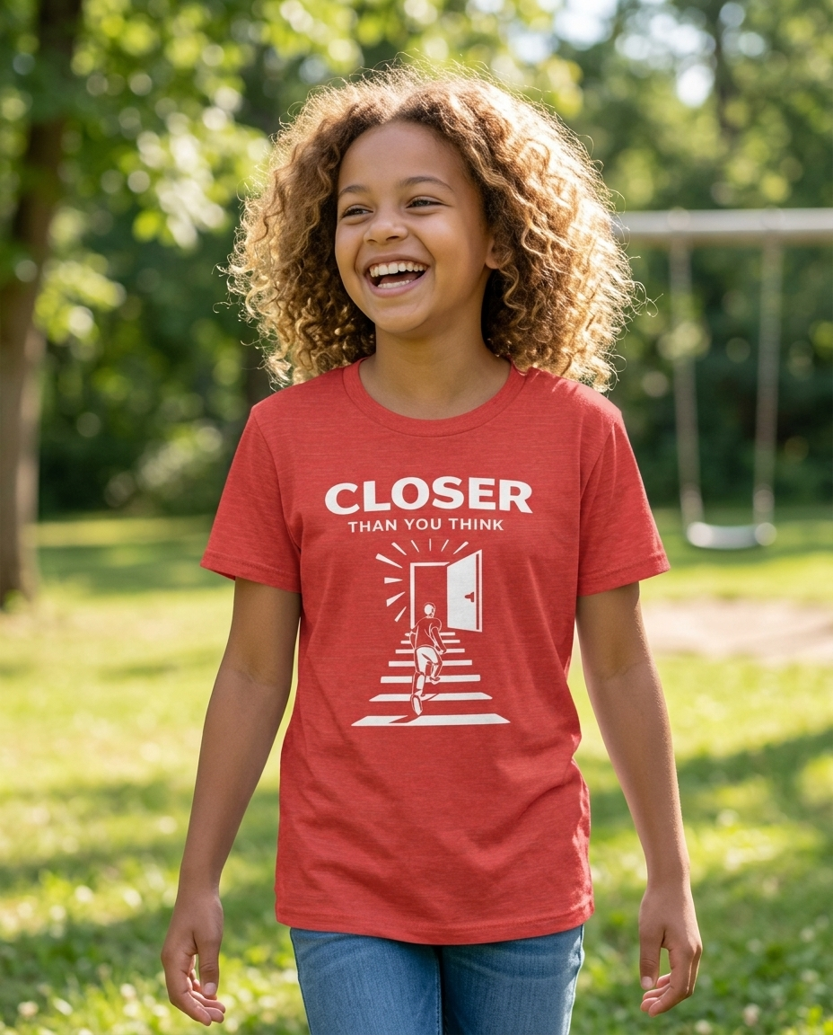 Closer Than You Think Youth Tee - Bright Colors