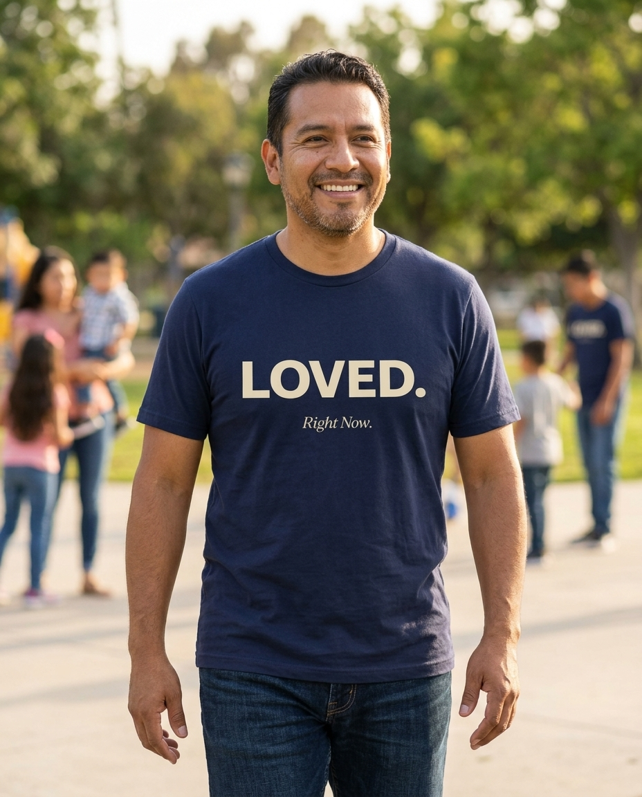 Loved. Right Now. Adult Tee - Dark Colors