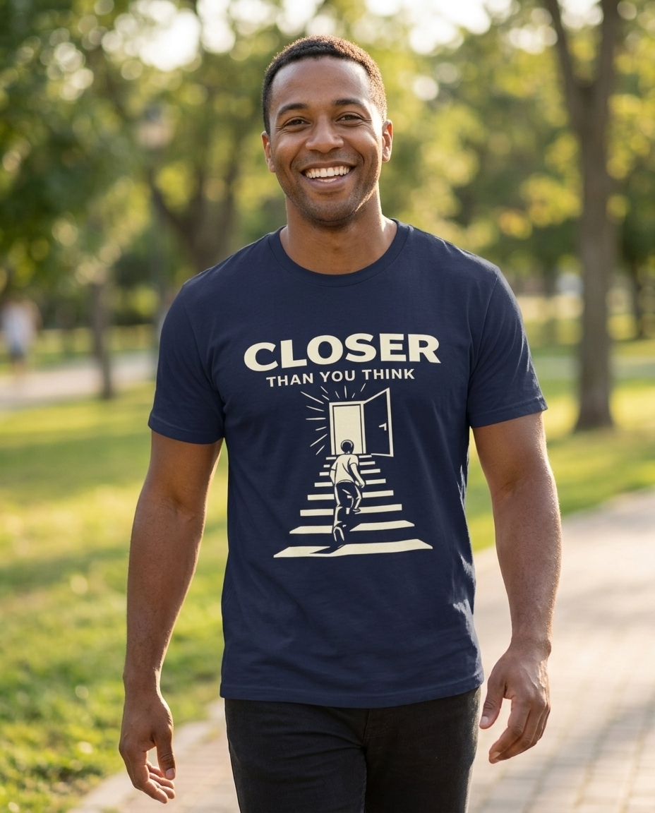 Closer Than You Think Adult Tee - Dark Colors