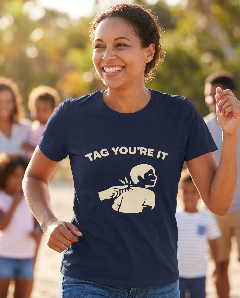 Tag You’re It Adult Tee - Dark Colors
