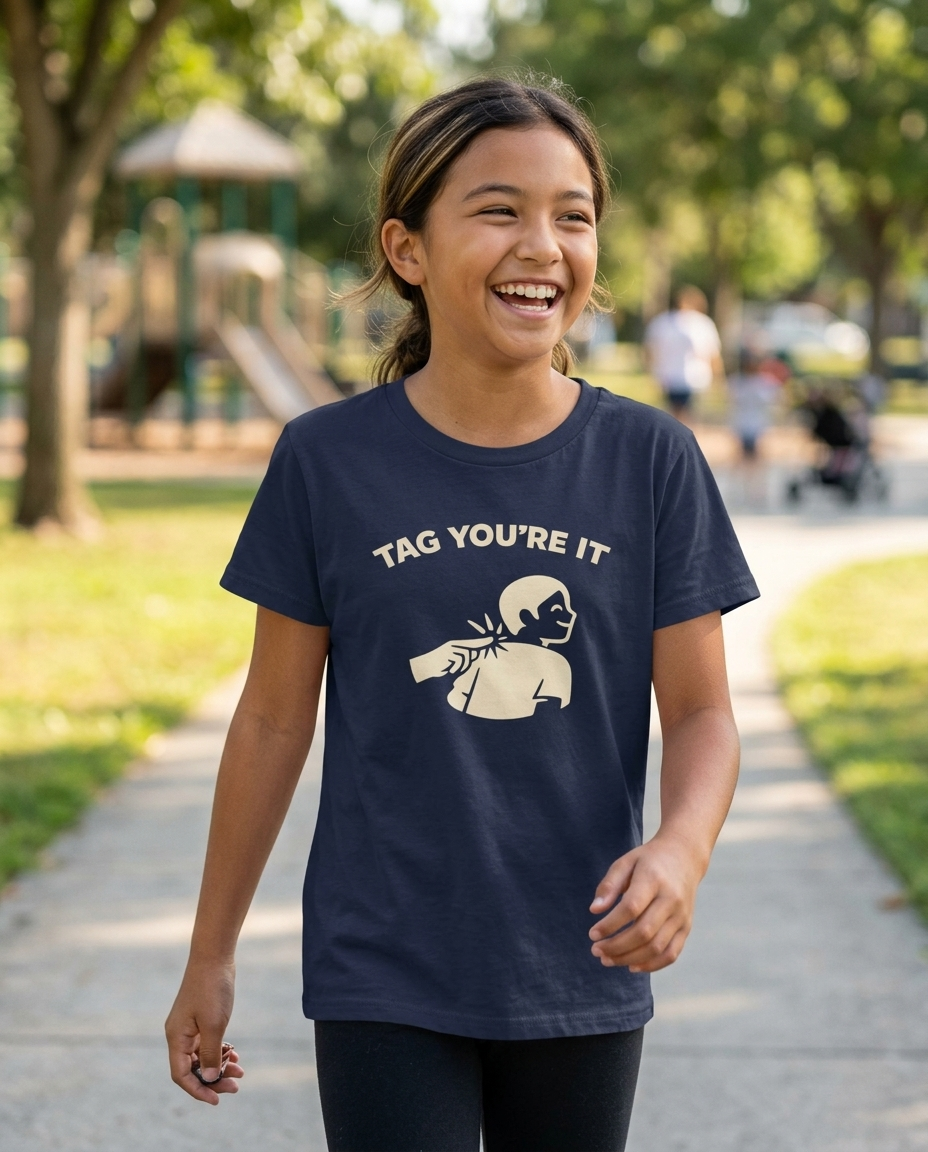 Tag You’re It Youth Tee - Dark Colors