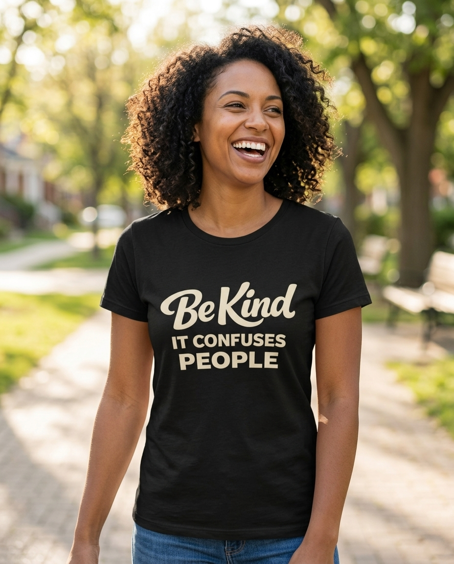 Be Kind It Confuses People Adult Tee - Dark Colors