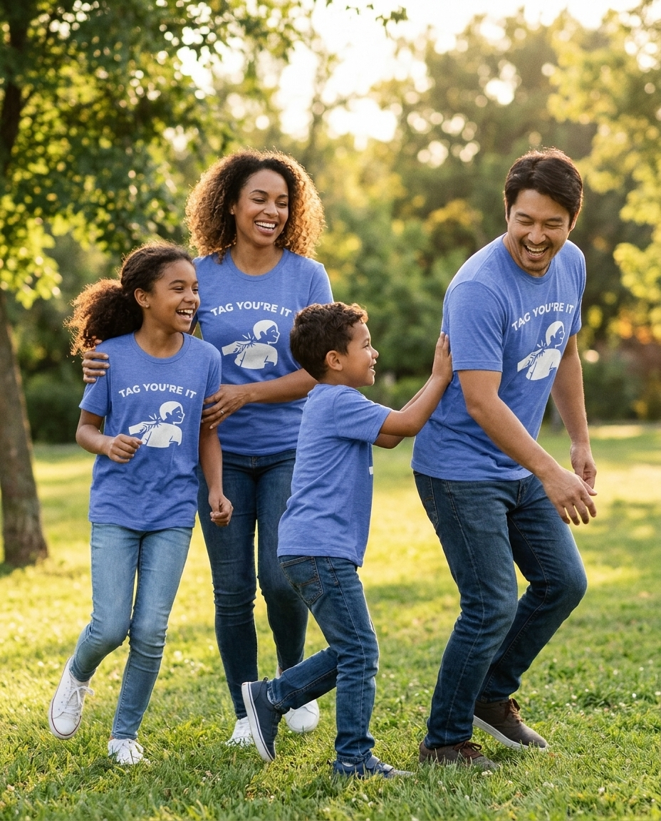 Tag You’re It Adult Tee - Bright Colors