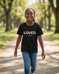 Loved. Right Now. Youth Tee - Dark Colors