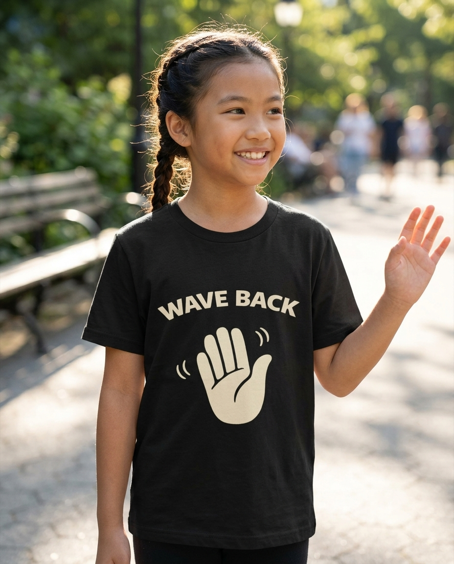 Wave Back Youth Tee - Dark Colors